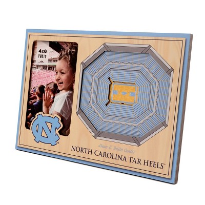 4" x 6" NCAA North Carolina Tar Heels 3D StadiumViews Picture Frame