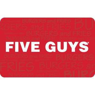 Five Guys Gift Card (Email Delivery)