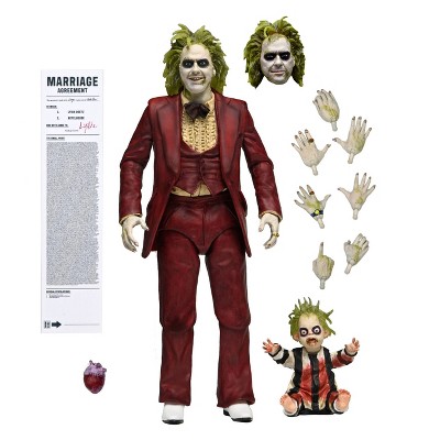 NECA Beetlejuice Ultimate Red Tuxedo 7" Scale Action Figure