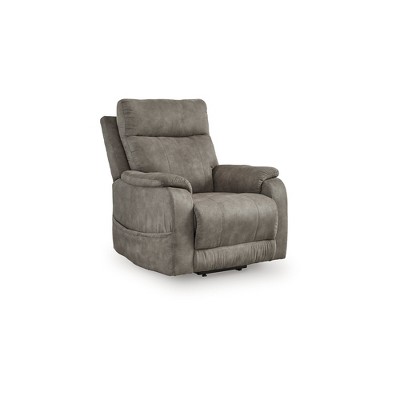 Signature Design by Ashley Crestmeade Power Lift Recliner Chair with Heat, Massage, USB Charging - Faux Leather Electric Lift Chair