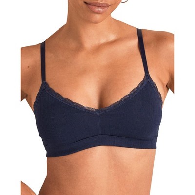 Adore Me Women's Pointelle Wireless Triangle Bralette