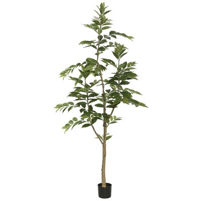 Vickerman Potted Artificial Green Nandina Tree