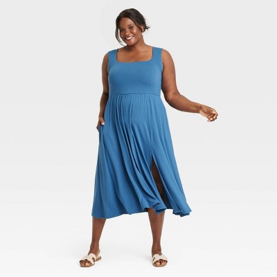 Women's Knit Ballet Midi Shift Dress - A New Day™