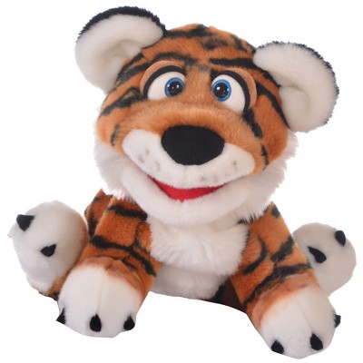 Living Puppets: Rollo The Tiger Cub - 14" Plush Hand Puppet, Handmade Pal
