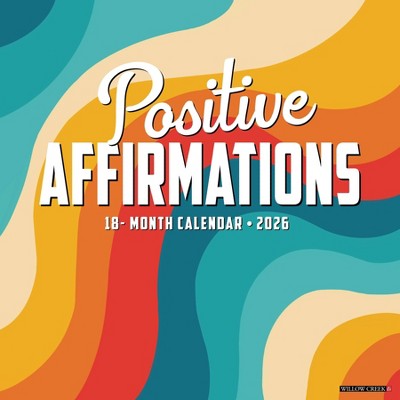Willow Creek Press 2026 Positive Affirmations Wall Calendar