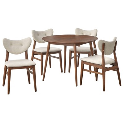 Lifestorey 5pc Raylen Mid Century Modern Dining Set