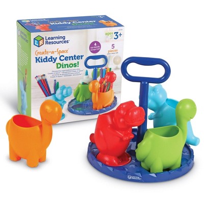 Learning Resources Create-a-Space Kiddy Center - Dinos!: Baby & Toddler Teaching Aid, Plastic, 5 Pieces