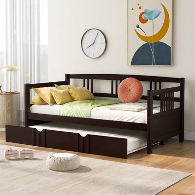 Sapphtopaz Daybed Bed Frame with Wood Slat Support and Strong Legs Beds for Apartment, Bedroom