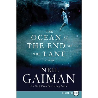 The Ocean at the End of the Lane - Large Print by  Neil Gaiman (Paperback)