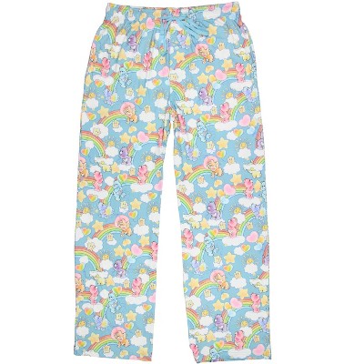 Care Bears Men's Retro 80's AOP Drawstring Elastic Waistband Pajama Pants