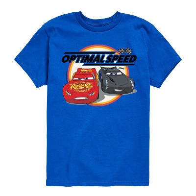 Boys' - Cars - Lightning and Jackson Storm Optimal Speed Short Sleeve Graphic T-Shirt