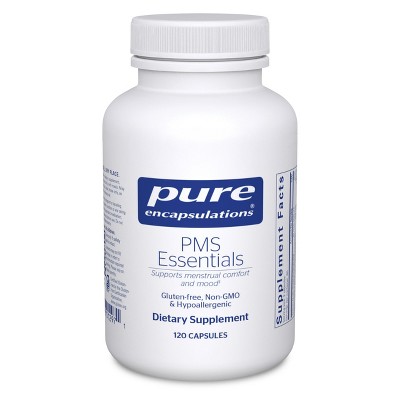 Pure Encapsulations PMS Essentials - Hypoallergenic Supplement Supports Menstrual Comfort, Fatigue, and Helps Lessen Cravings* - 120 Capsules