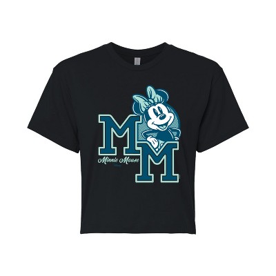 Women's - Disney - Minnie Mouse Cropped Graphic T-Shirt