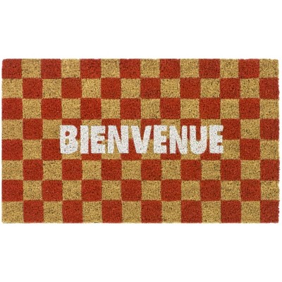 Balta Rugs 1'5"x2'5" Bienvenue Natural Papilio Coir Doormat