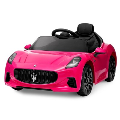Licensed Maserati GranCabrio 12V Kids Ride-On Car w/ Remote, Spring Suspension & LED Lights – Official Electric Vehicle (Ages 3-8)