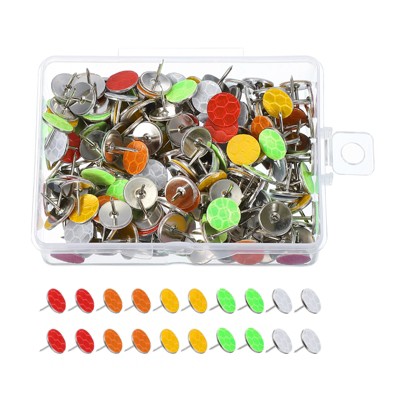 Unique Bargains Hunting Hiking Camping Trail Marking Glow Reflective Tacks