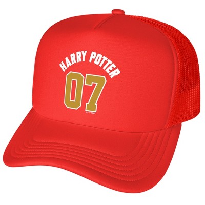 Harry Potter Potter Jersey Clean Foam Trucker Cap Red