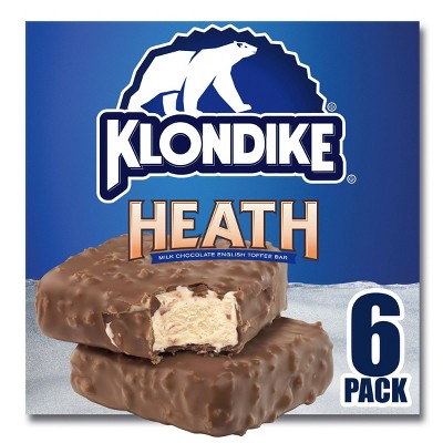 Klondike Heath Vanilla Bars Frozen Dairy Dessert - 6pk/24 fl oz