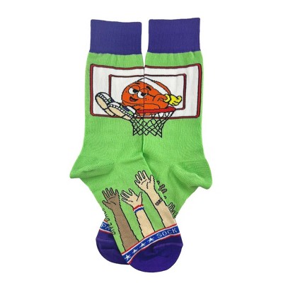Lazy Basketball Socks from the Sock Panda (Tween Sizes, Small)