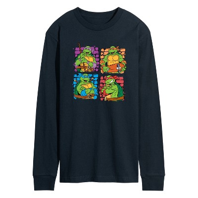 Men's - Teenage Mutant Ninja Turtles - TMNT Bricks Long Sleeve Graphic T-Shirt