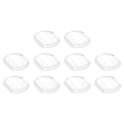 Unique Bargains Soft Mini Durable Silicone Comfort Clip-on Earring Back