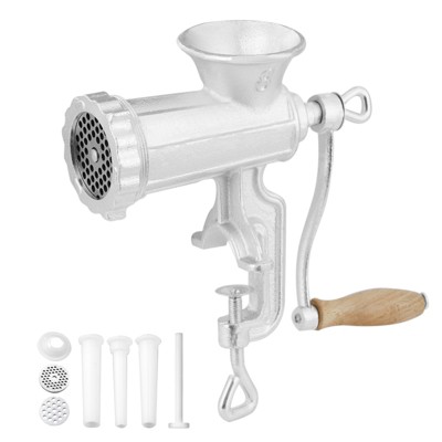 VEVOR Manual Meat Grinder, Heavy Duty Cast Iron Hand Meat Grinder with Steel Table Clamp, Meat Mincer Sausage Maker with 1 Cutting Blade
