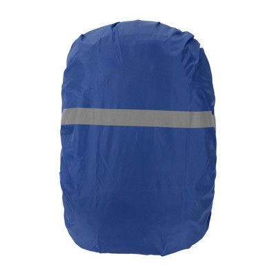 Unique Bargains Waterproof Rain Backpack Cover Polyester for Outdoor Hiking Riding XS Deep Blue