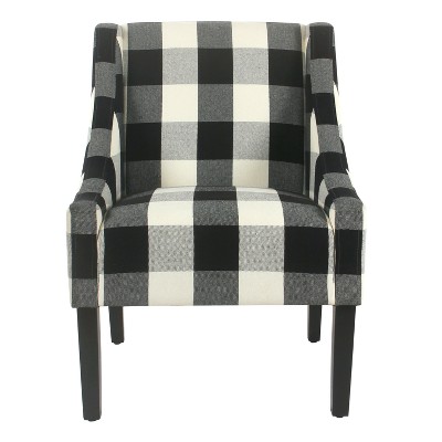 Modern Swoop Accent Armchair - HomePop