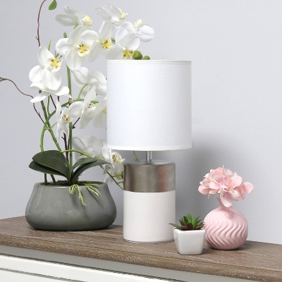 Two-Tone Basics Table Lamp - Simple Designs