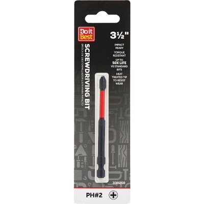 Do it Best  3.5 In. Phillips #2 Impact Ready Screwdriver Bit QJDIB-SC-007