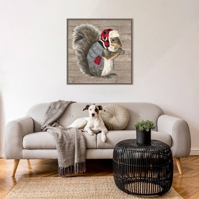 Amanti Art Warm in the Wilderness Squirrel by Tara Reed Framed Wall Art Print