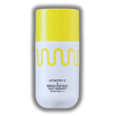 COMMONLABS Vitamin C Brightening Sun Serum (51 ml) - High UV Protection, Reduces Wrinkles & Dark Spots, Hyperpigmentation Care