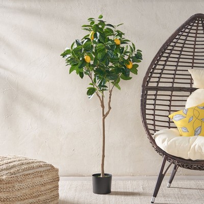 KTMBDW Artificial Tree -Tall Faux Trees, Realistic Plants with Branches and Fruits for Home Decor Living Room