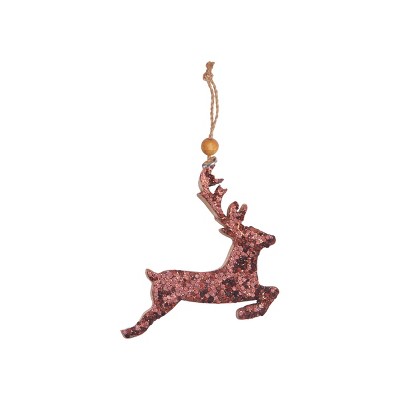 Gallerie II Sequin Brown Deer Ornament