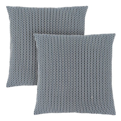 DSVIMOY Support Pillow Decorative Throw Pillow Set with Classic Dot Design for Sofa or Bed Use, Blue, 17"*17"*3"