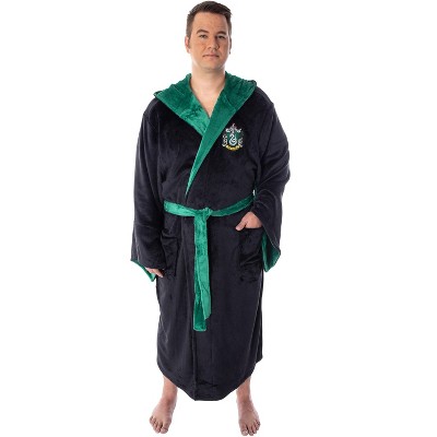 Harry Potter Adult Fleece Plush Hooded Robe - Big and Tall