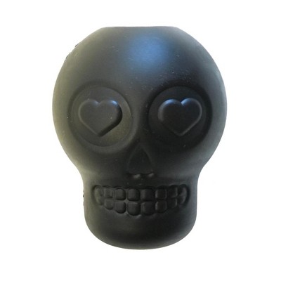 Magnum Sugar Skull eDispenser Ultra-Durable Chew Toy & Treat Dispenser - Black