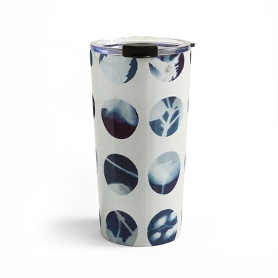 Alisa Galitsyna Botanical Cyanotypes 20 oz Stainless Steel Travel Mug - Deny Designs