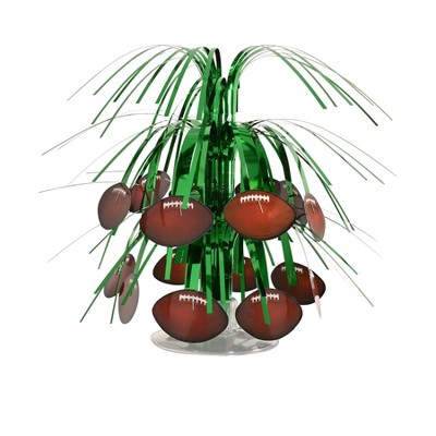 Beistle Football Mini Cascade Centerpiece, 7.5", (2/Pkg) Multicolored