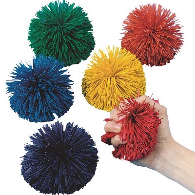 S&S Worldwide Spectrum Kooshie Ball 4-1/2in Pk6