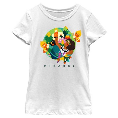 Girl's Encanto Mirabel Candle By Jhonny Nuñez T-Shirt