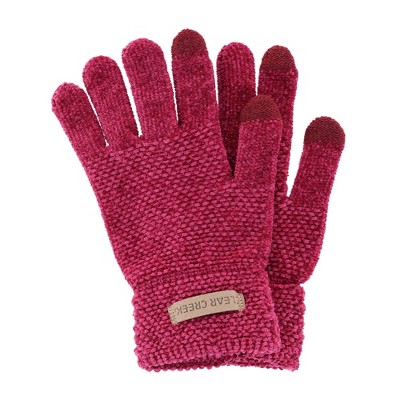 Clear Creek Women's Chenille Touchscreen Texting Glove