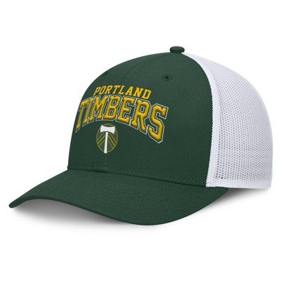 MLS Portland Timbers Structured Mesh Back Hat: Cotton, Snap Closure, Tagless Design