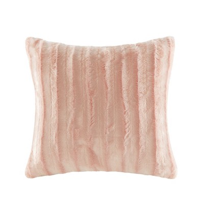 Gracie Mills Wilfred Faux Fur Square Pillow