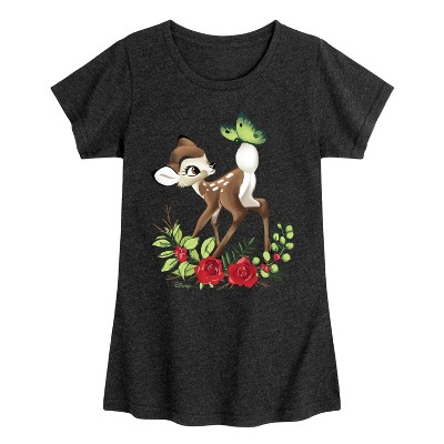 Girls' - Disney - Butterfly Fitted Short Sleeve Graphic T-Shirt