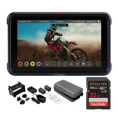 Atomos Ninja V 5-Inch HDR Daylight Viewable Portable Monitor/Recorder Bundle
