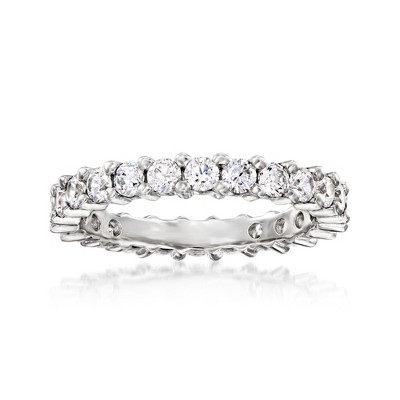 Ross-Simons 1.25 ct. t.w. CZ Eternity Band in Sterling Silver