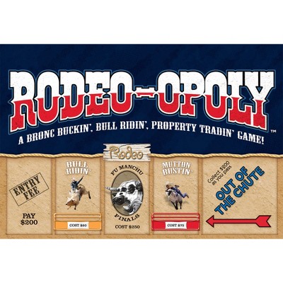 Late For The Sky: Rodeo-Opoly Themed Family Board Game, Ages 8+