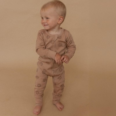Makemake Organics Organic 2-Way Zip Romper - Sun