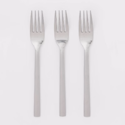 3pc Fork Set Silver - Room Essentials™